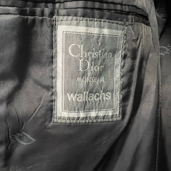 Vintage Christian Dior Monsieur Tweed 2-button Grey Blazer in 40R - Picture 5 of 8